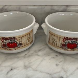 Vintage Campbell soup bowls